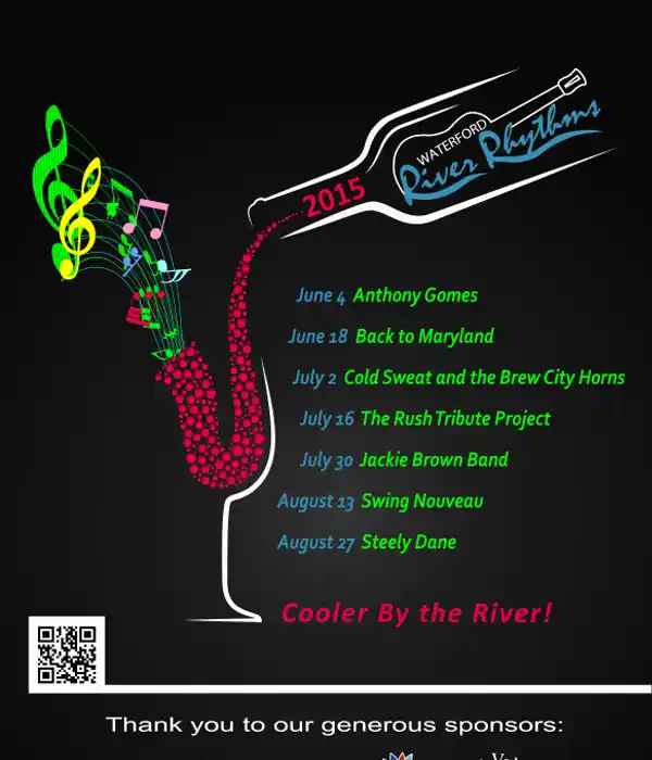 Waterford River Rhythms poster 2015