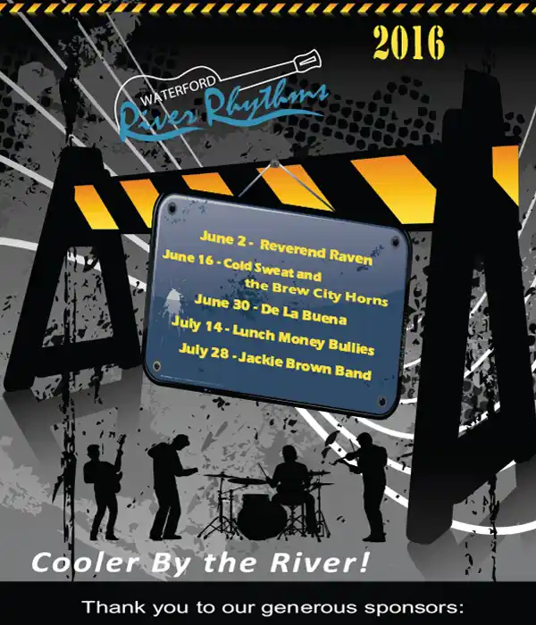 Waterford River Rhythms poster 2016