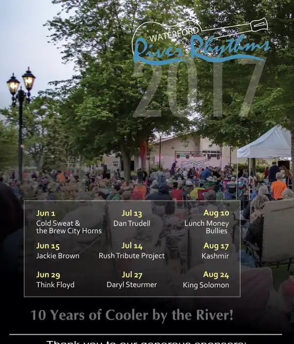 Waterford River Rhythms poster 2017