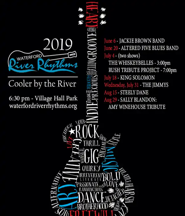 Waterford River Rhythms poster 2019