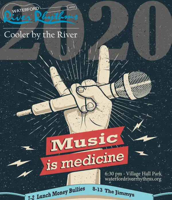 Waterford River Rhythms poster 2020
