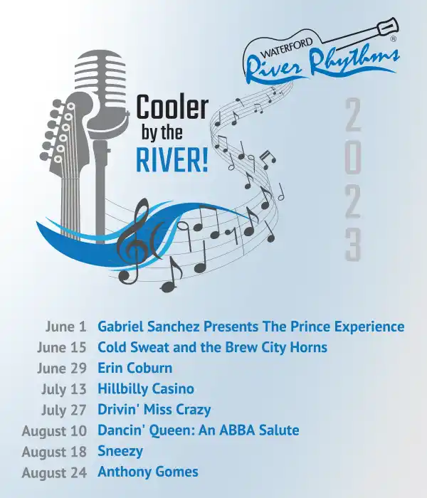Waterford River Rhythms poster 2023
