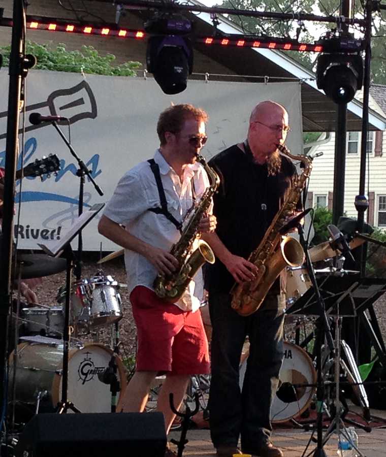 Jeff Coffin with Dan Trudell