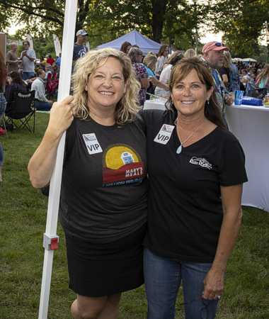 Carlene Chavez and Yvonne Lauer