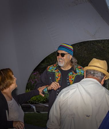 Greg Koch with the Fans