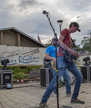 Myles' band at Waterford River Rhythms