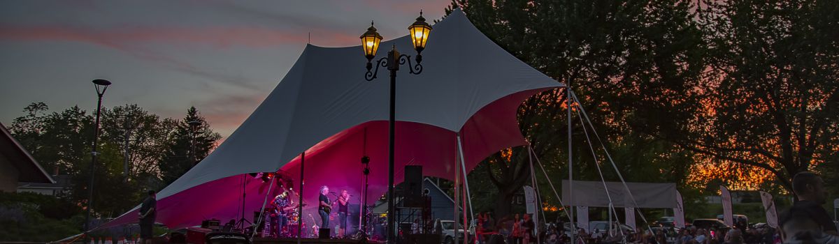 Jackie Brown Band under the new WRR Tent
